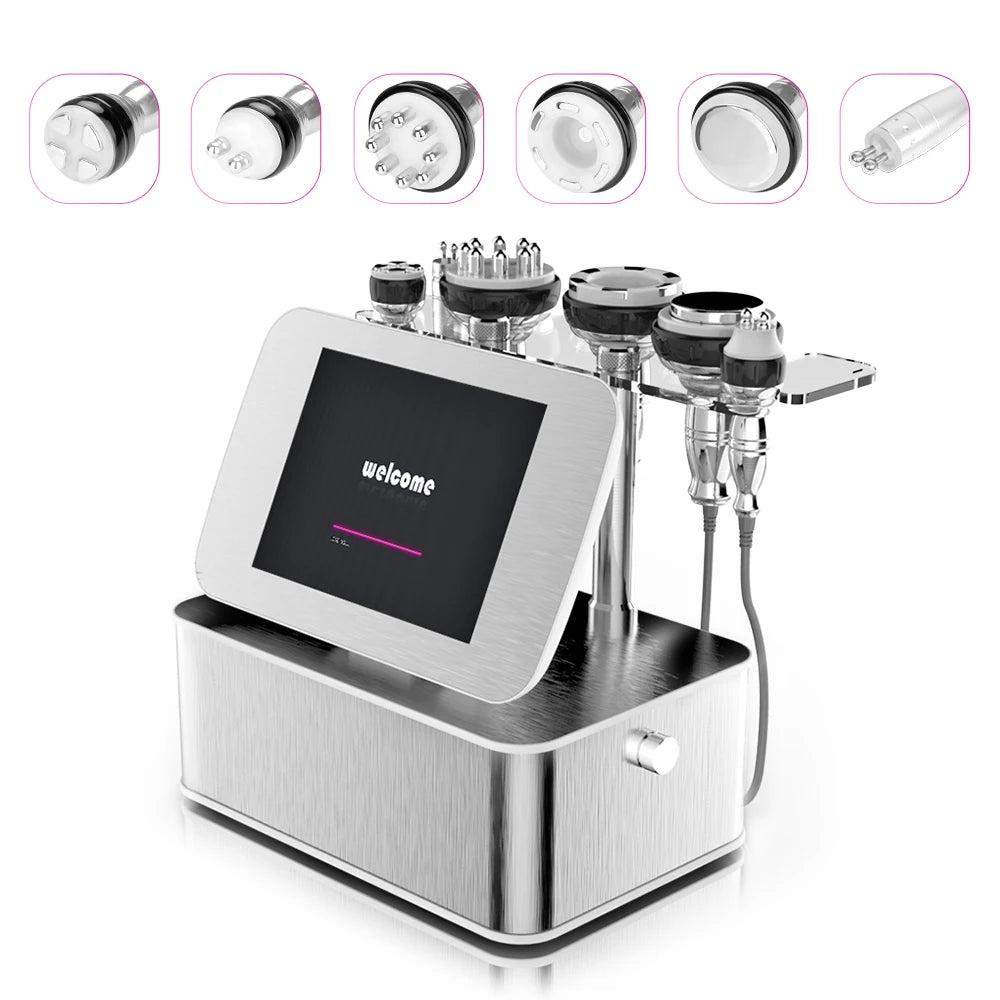 Professional 6 in 1 40k Unoisetion Cavitation Machine For SPA Use Professional 6 in 1 40k Unoisetion Cavitation Machine For SPA Use