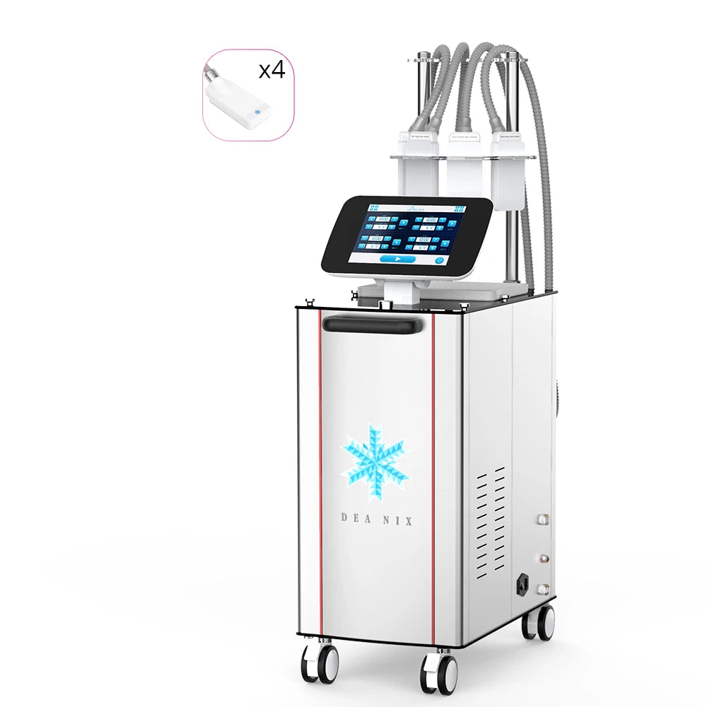 Standing 4 Pads Cold Freezing Machine