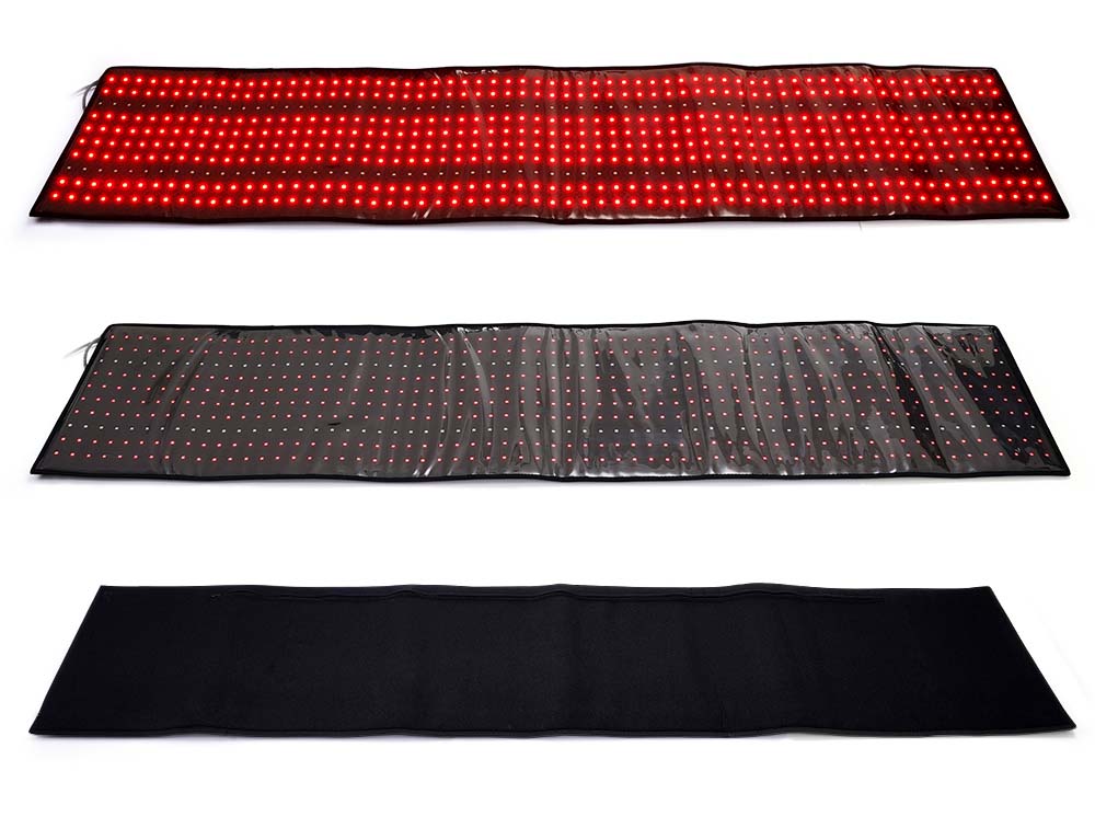 showing different angles of Full Body 630pcs LED Red Light Laser Lipo Belt