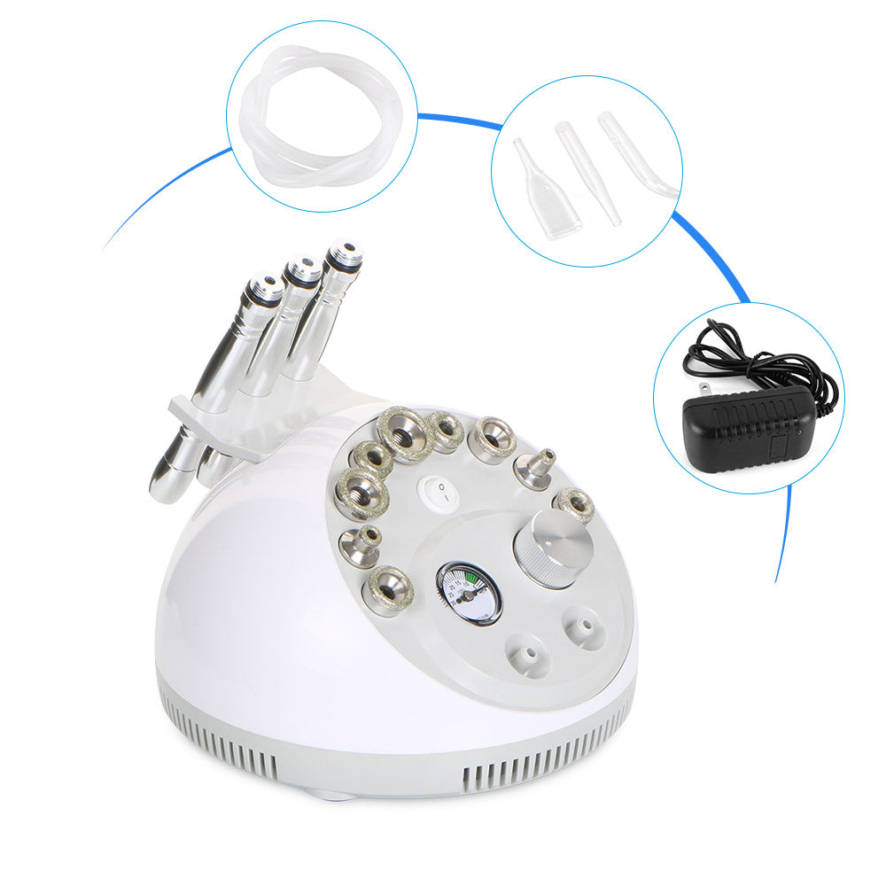 left side view of Diamond Vacuum Peel Skin Rejuvenation Dermabrasion Machine