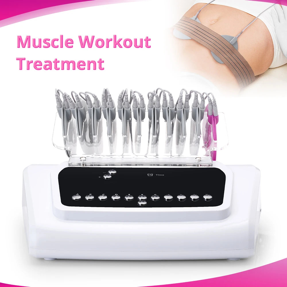 work out by 2 in 1 Bio Electrical Muscle Stimulation EMS Machine