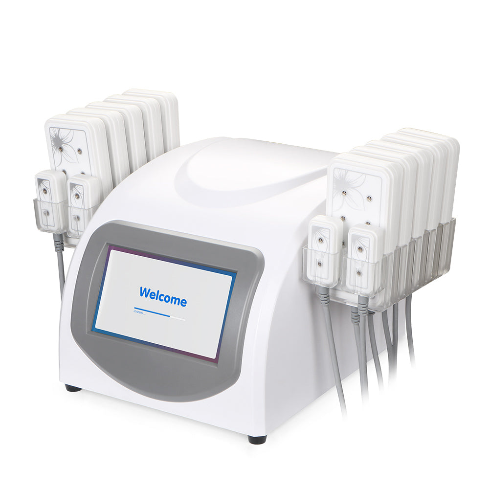 right side view of Professional 14 Pads Led Laser Machine