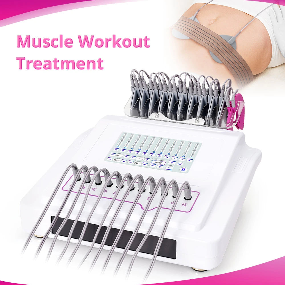 work out by 2 in 1 Electrical Muscle Stimulation EMS Machine