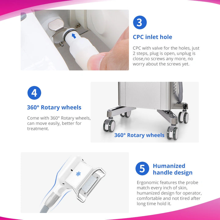 Advantages of Professional 5 In 1 Vertical Cavitation Machine