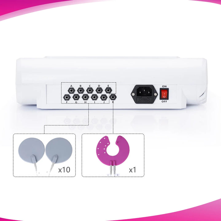 interfaces of 2 in 1 Bio Electrical Muscle Stimulation EMS Machine