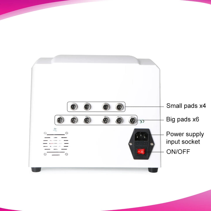 interfaces of 5mw 10 Pads Laser Led LLLT Machine 10 Pads For Home Use
