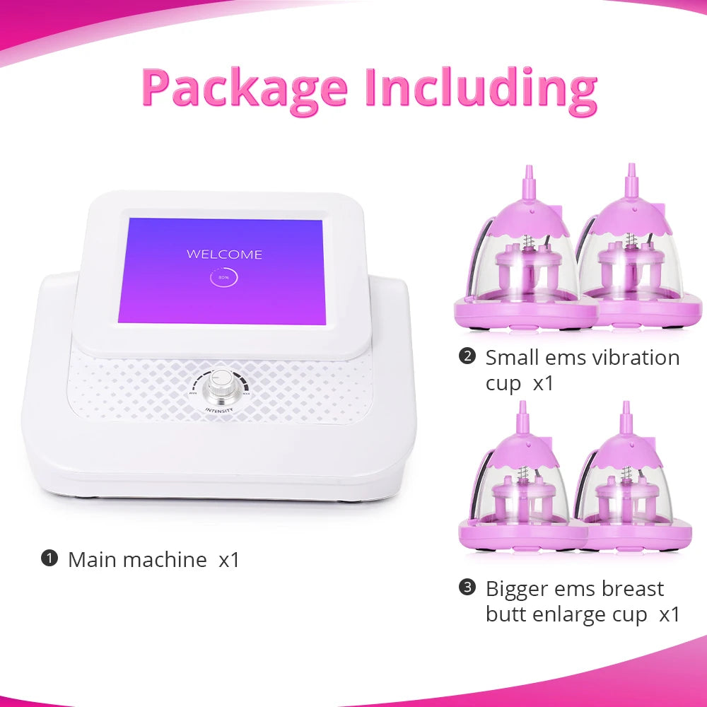 package list of 2 Sizes Vacuum Therapy Machine