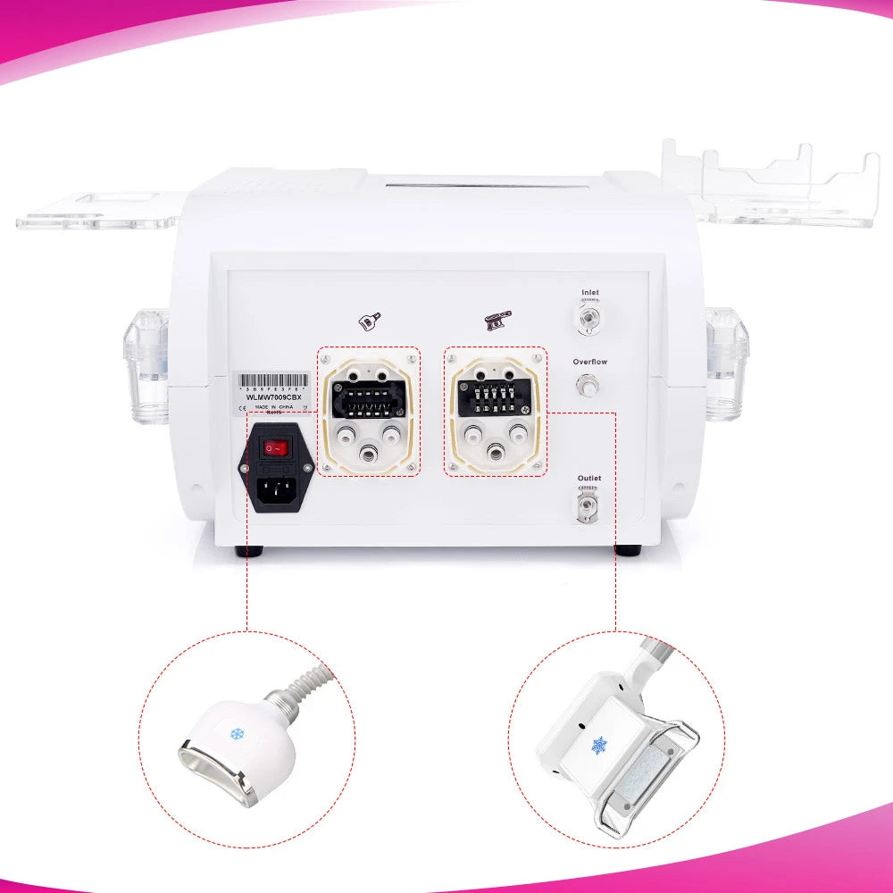 Interfaces of 3 Handles Vacuum Cooling Freeze Machine For SPA Use
