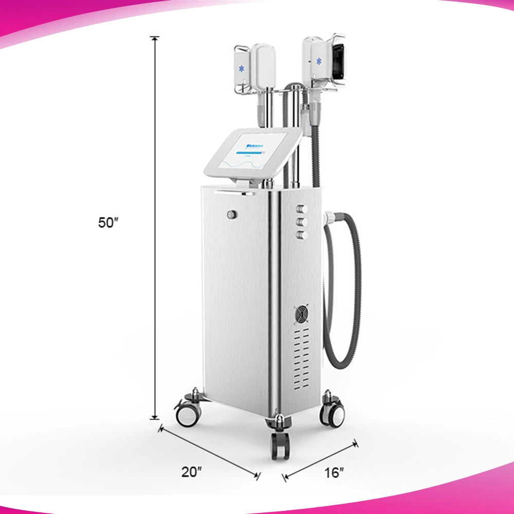 Product size of Professional 3 Handles Cold Freezing Machine For SPA