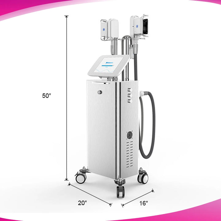 Product size of Professional 3 Handles Cold Freezing Machine For SPA