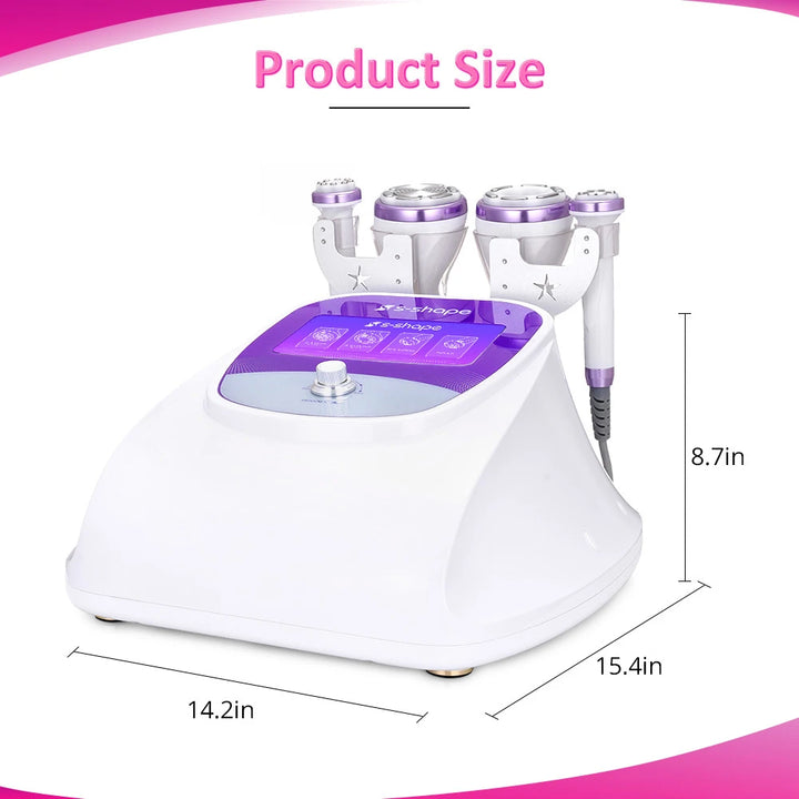 The product size of S-Shape 30K Cavitation 2.5 Ultrasonic Cavitation Machine