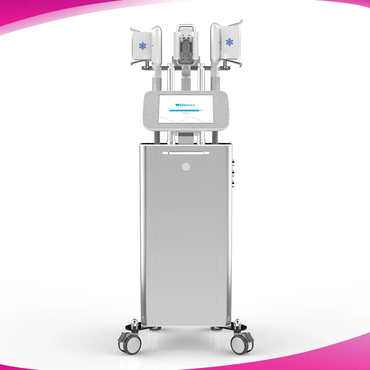 front side view of 4 Handles Cold Freezing Vacuum Machine