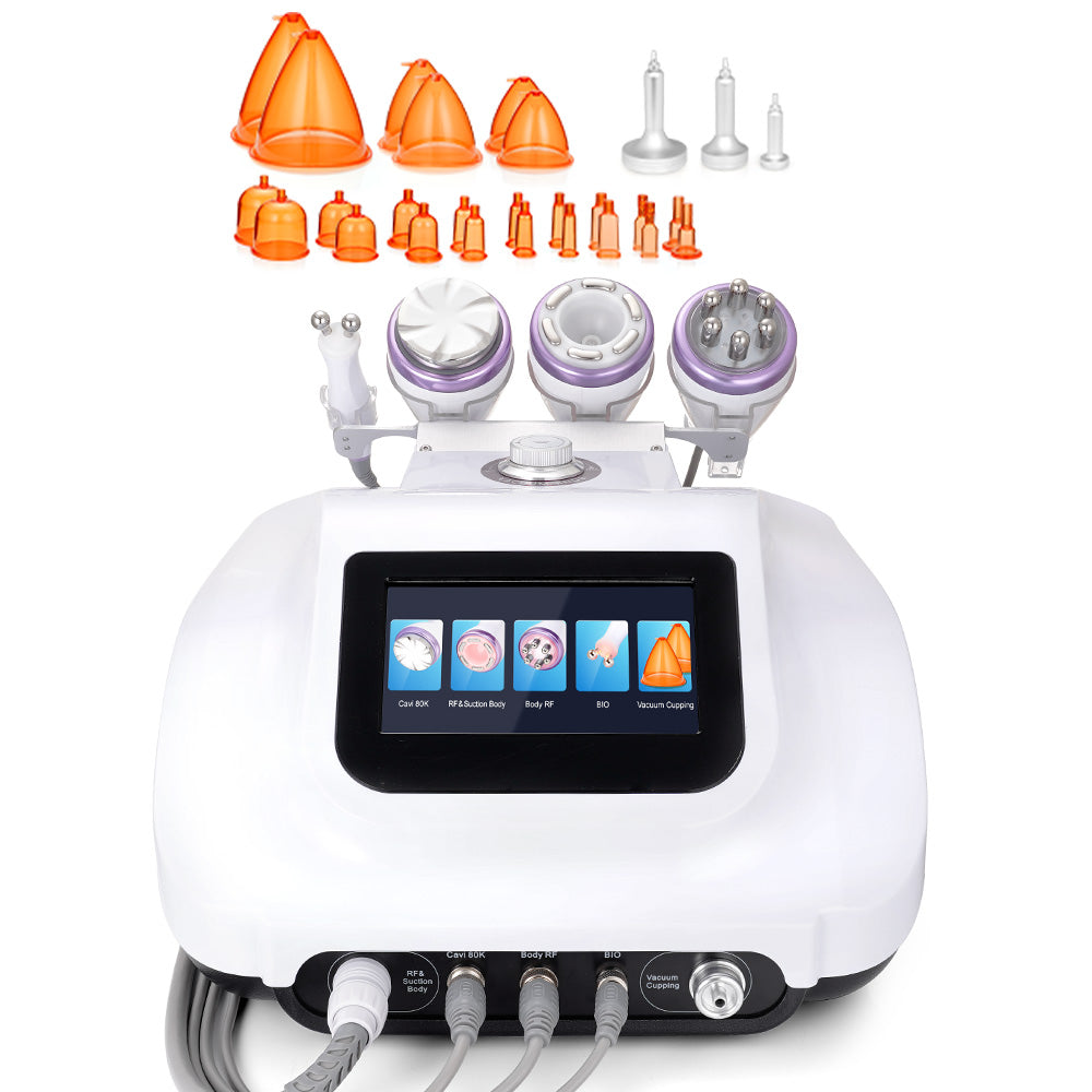 handles of 80k cavitation radio frequency vacuum therapy machine