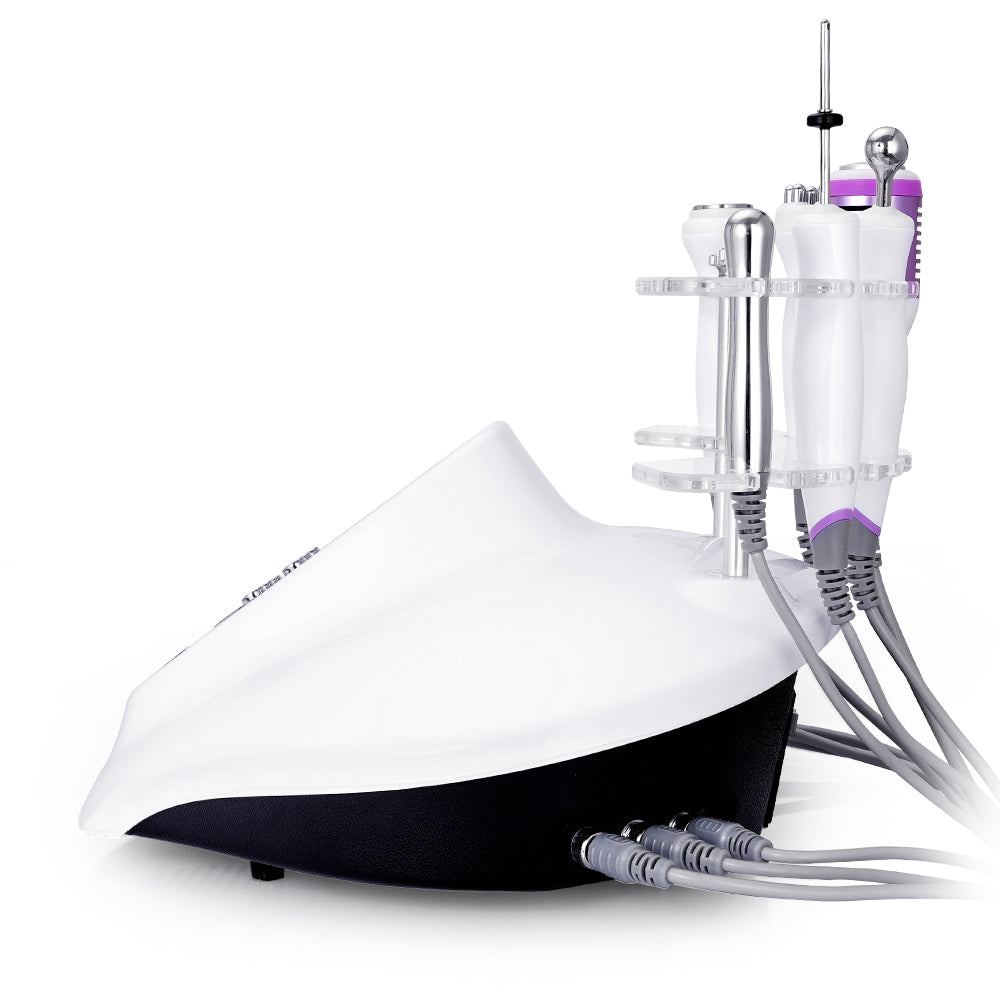 right side view of Microcurrent Facial Ultrasonic Hot&Cold Hammer Ultrasonic Device