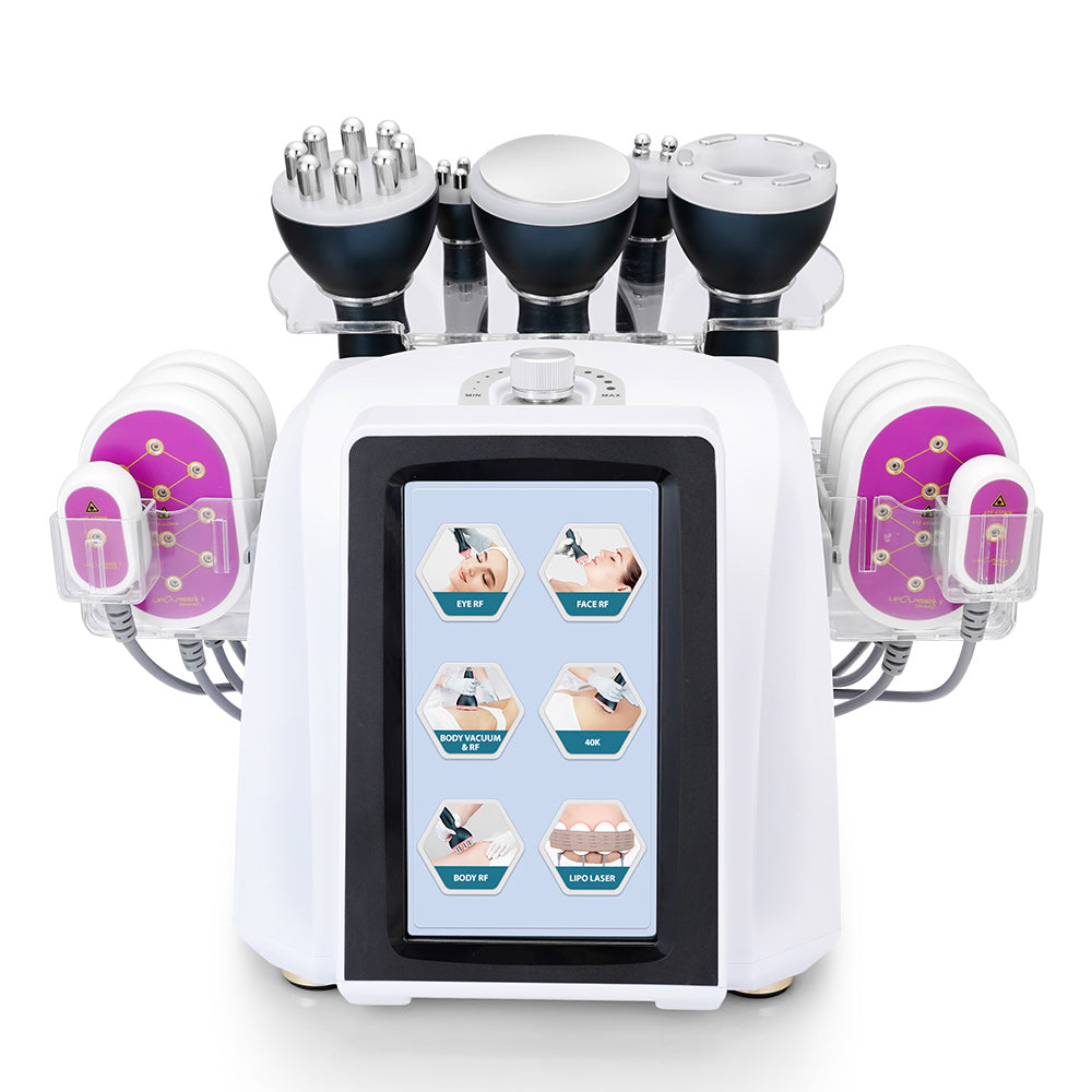 front side view of 6 in 1 Ultrasonic 40k Cavitation Machine