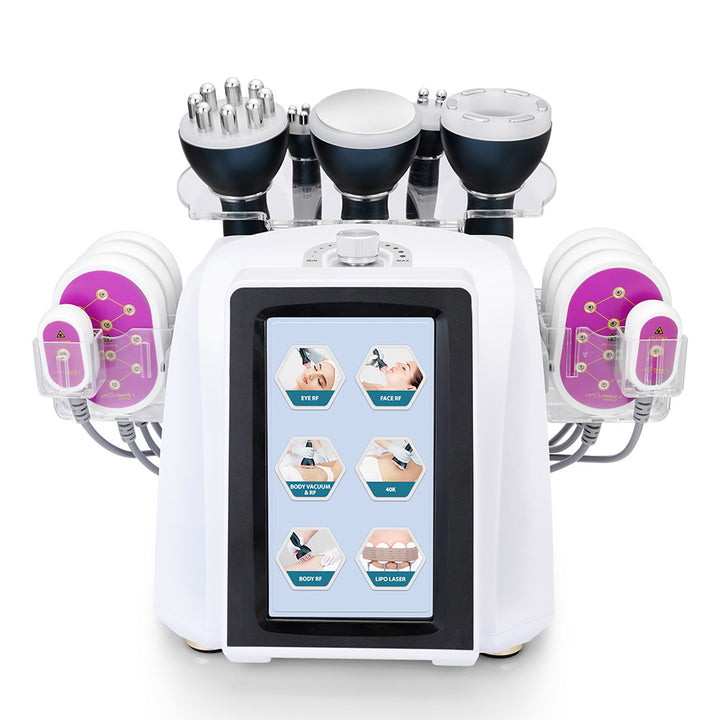 front side view of 6 in 1 Ultrasonic 40k Cavitation Machine
