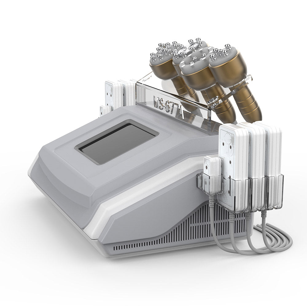 Right side view of 6 in 1 Cavitation Vacuum Body Contouring Lipo Laser Machine