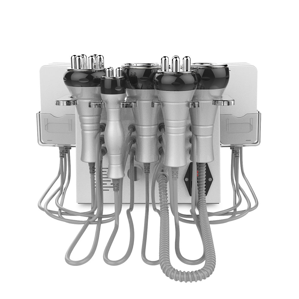 interfaces of 6 In 1 Ratio Frequency Vacuum Ultrasonic Cavitation Machine