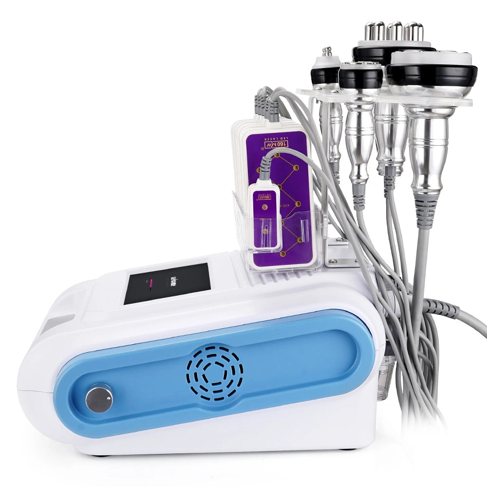 6 in 1 160mw Ultrasonic Cavitation Radio Frequency Cavitation Machine