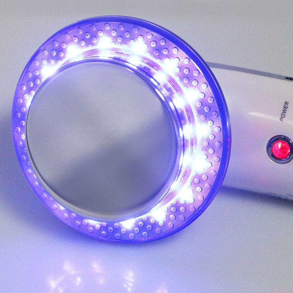 blue light of Portable Ultrasonic Microcurrent Machine