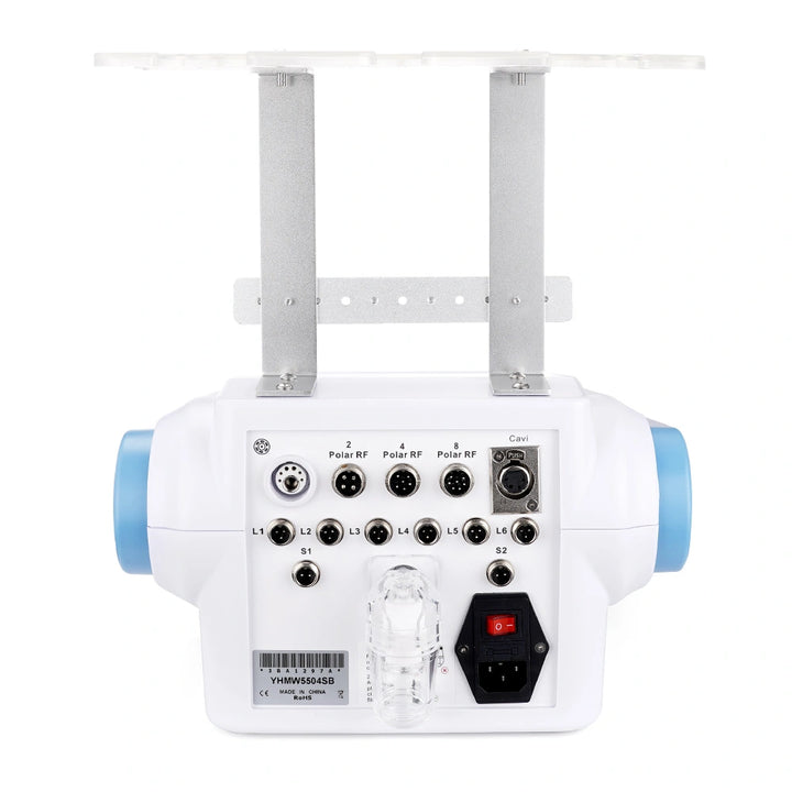 interfaces of 6 in 1 40K Cavitation Radio Frequency Vacuum Machine