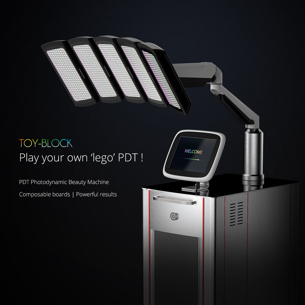 Foldable pads of LED Photon Photodynamic Machine