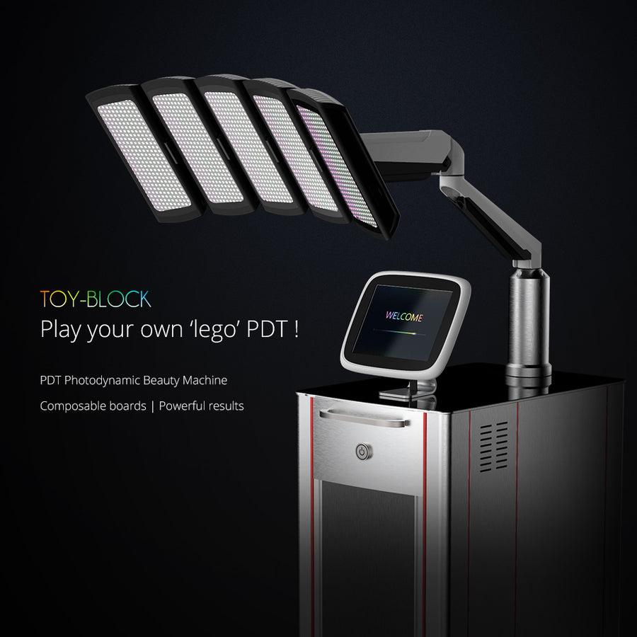 Foldable pads of LED Photon Photodynamic Machine