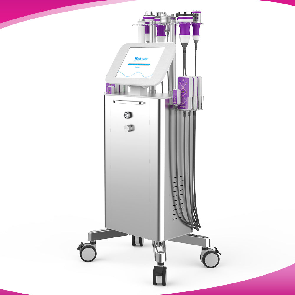 Right side view of 9 in 1 Stand Vacuum Cavitation Machine