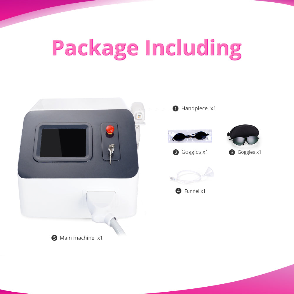 package listing of 808 Diode Laser Permanent Hair Removal Laser Machine