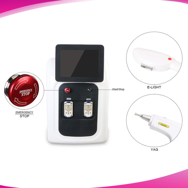 introduction of 3 In 1 Professional Hair Removal Tattoo Removal IPL Yag Laser Machine