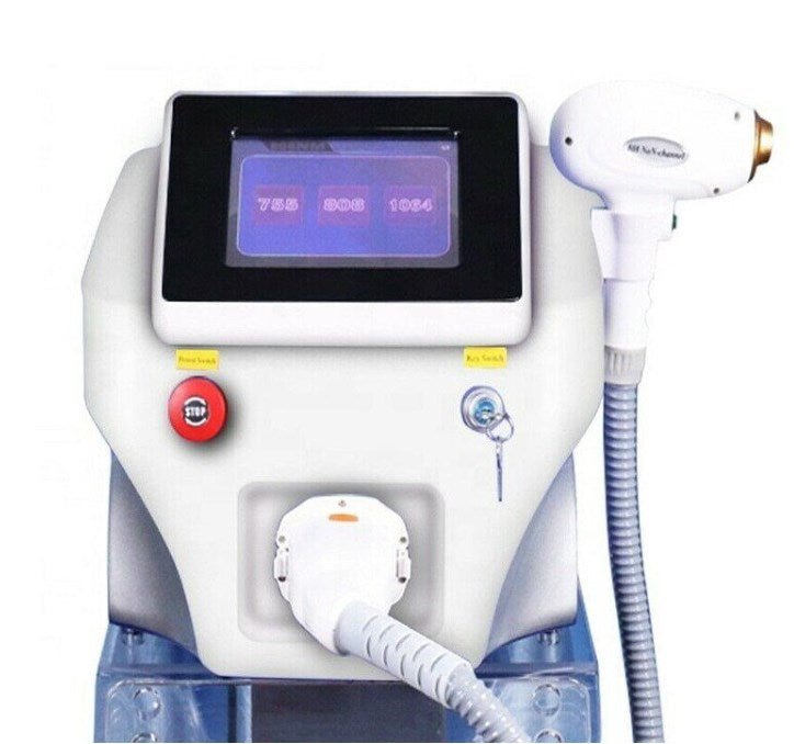 755nm/808nm/1064nm 3 In 1Diode Laser Hair Removal Skin Care Beauty Machine Spa