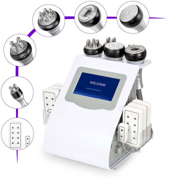 6 In 1 80k Cavitation Machine With Vacuum Radiofrequency For Body Contouring