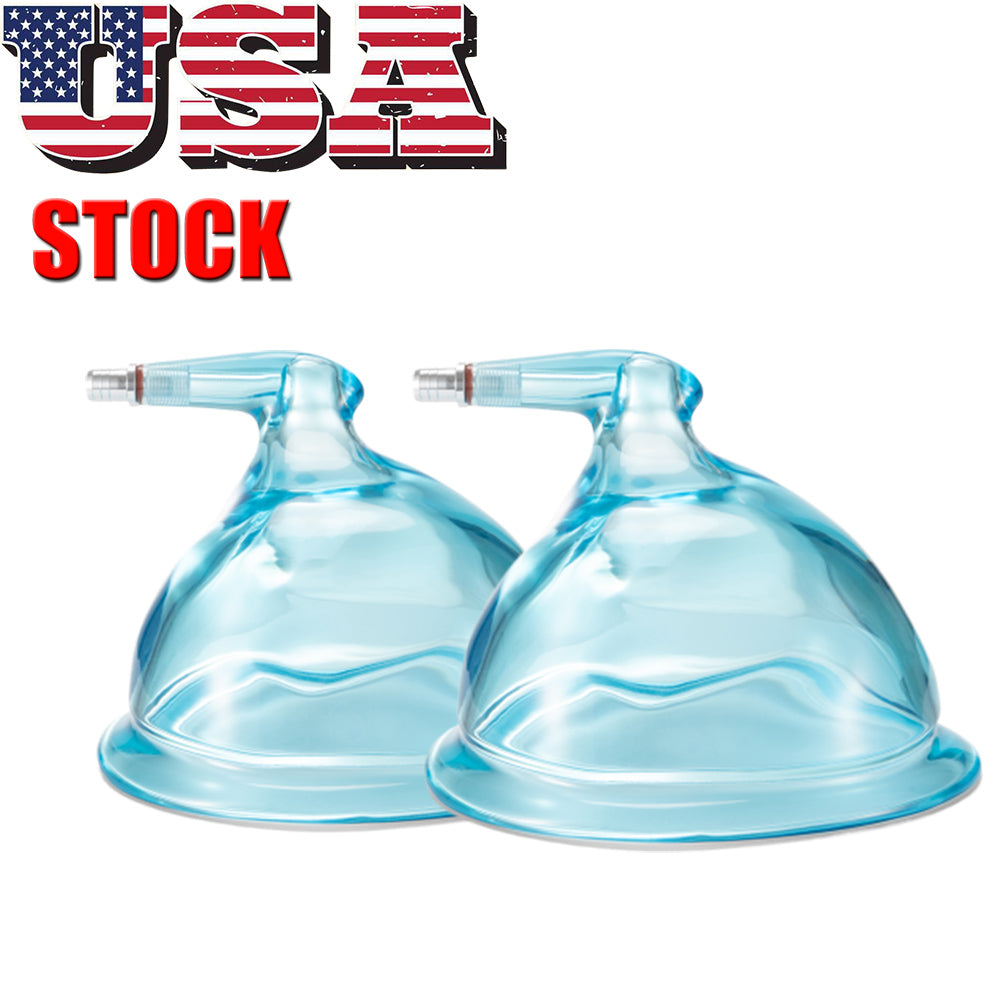 2PCS  BBL Blue Vacuum Therapy Butt Lifting Cups For USA Stock 18.5cm in Diameter