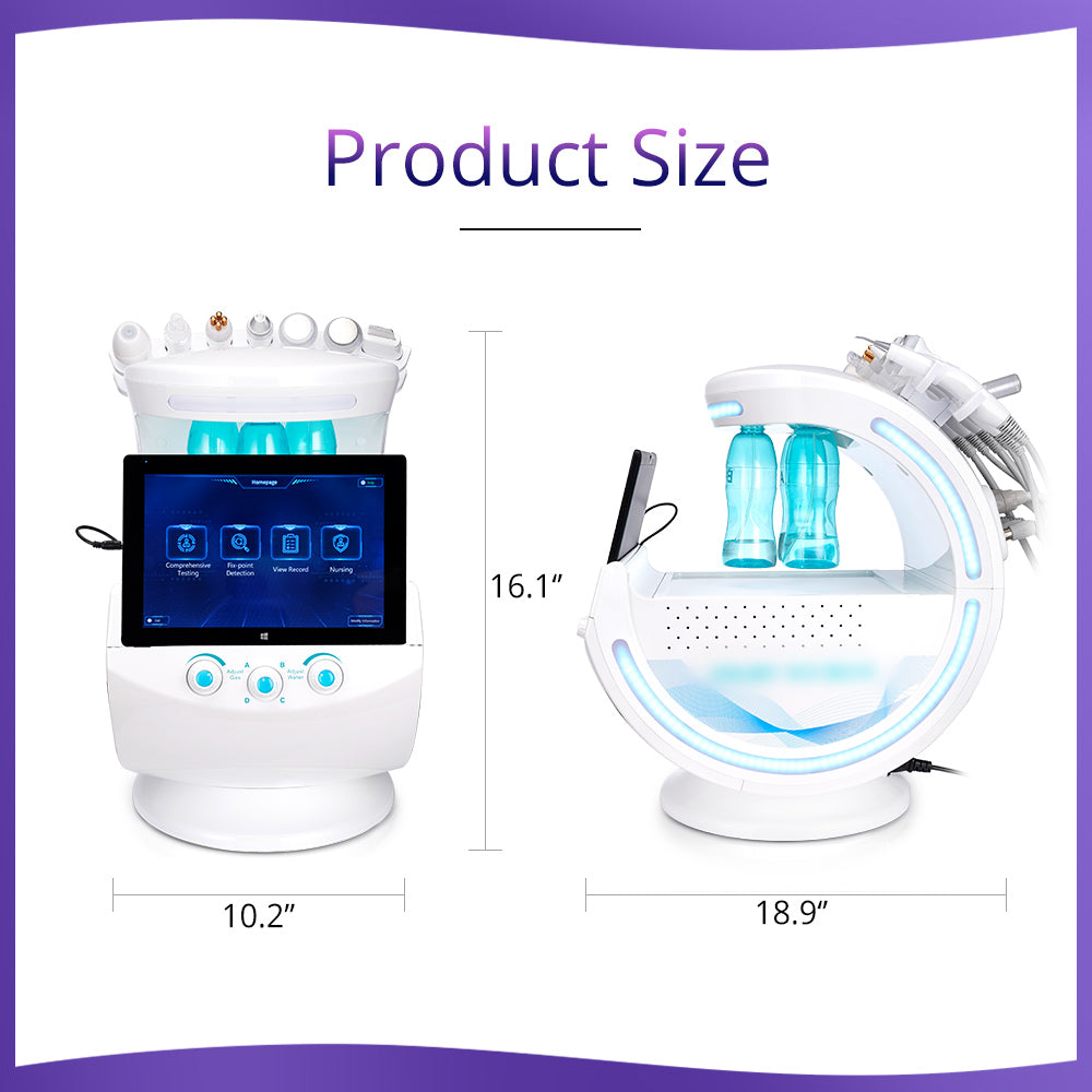 product size of 7 in 1 Multifunctional Oxygen Therapy Machine
