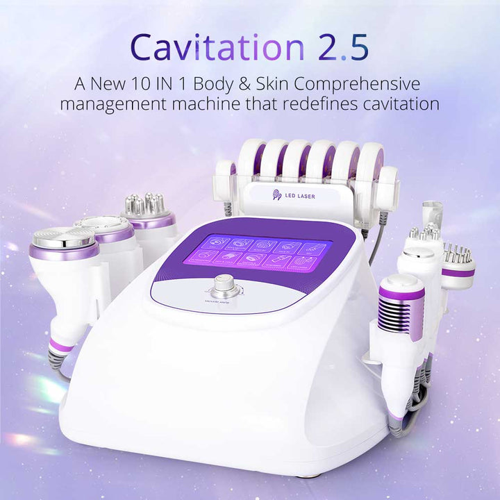 Aristorm 10 In 1 40k Cavitation 2.5 Laser Lipo Machine Radio Frequency Skin Scrubber Facial Machine