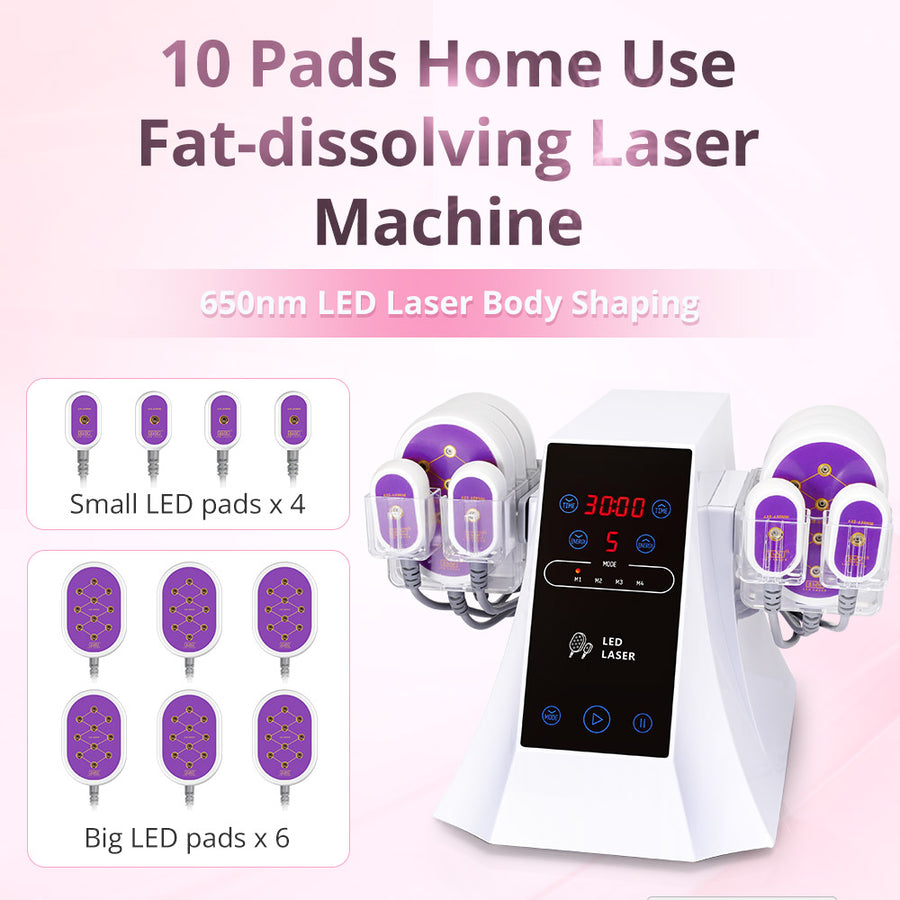 10 Pads 5mw Lipo Laser Machine