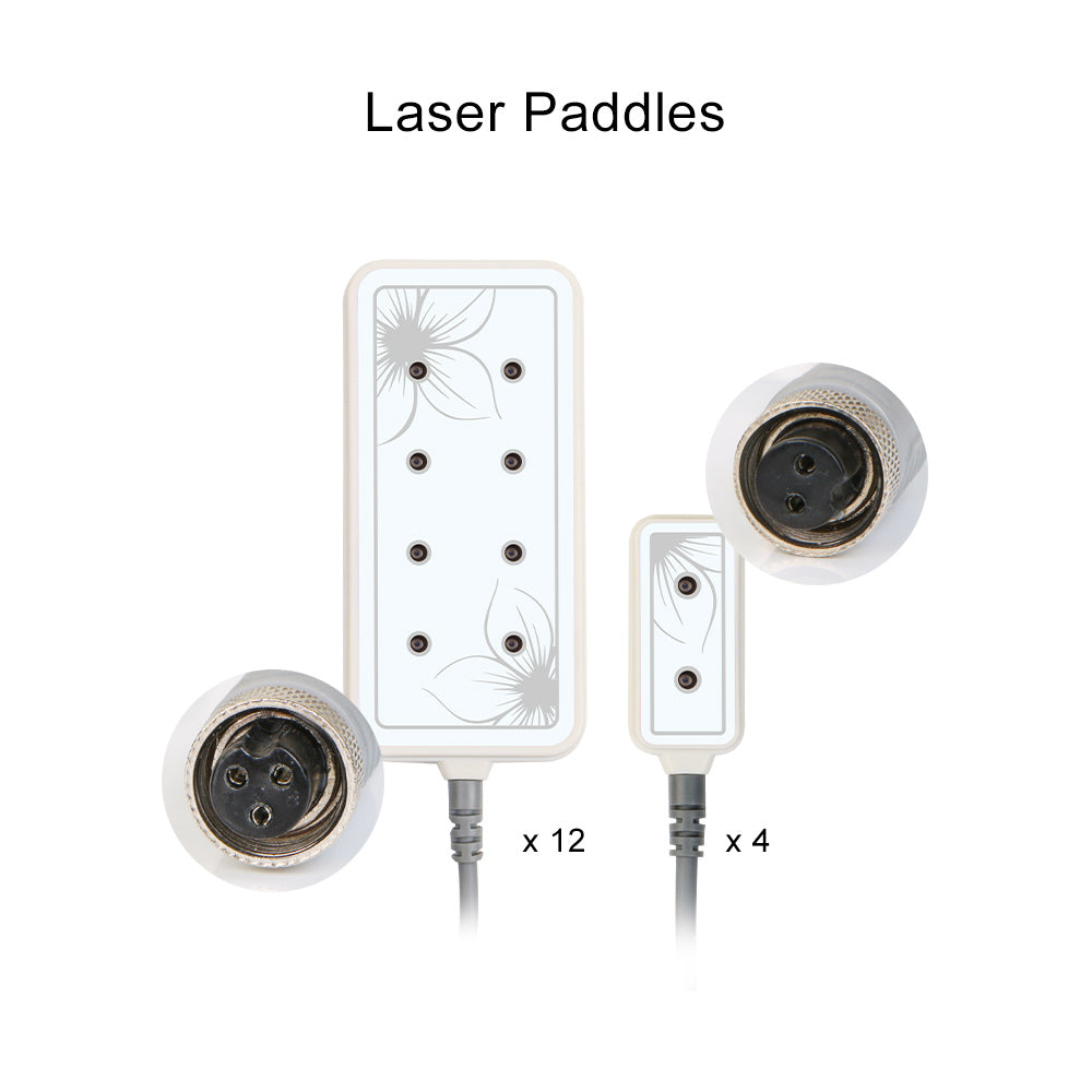 paser paddles of Professional 5mw Lipo Laser LLLT Machine
