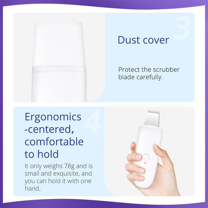 Functions of Professional Ultrasonic Skin Scrubber Pro