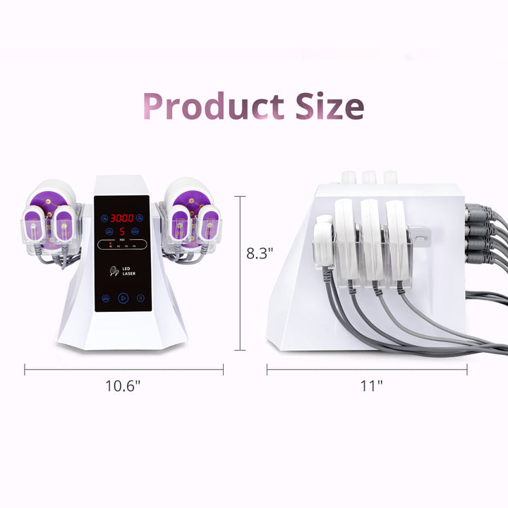 product size of the machine