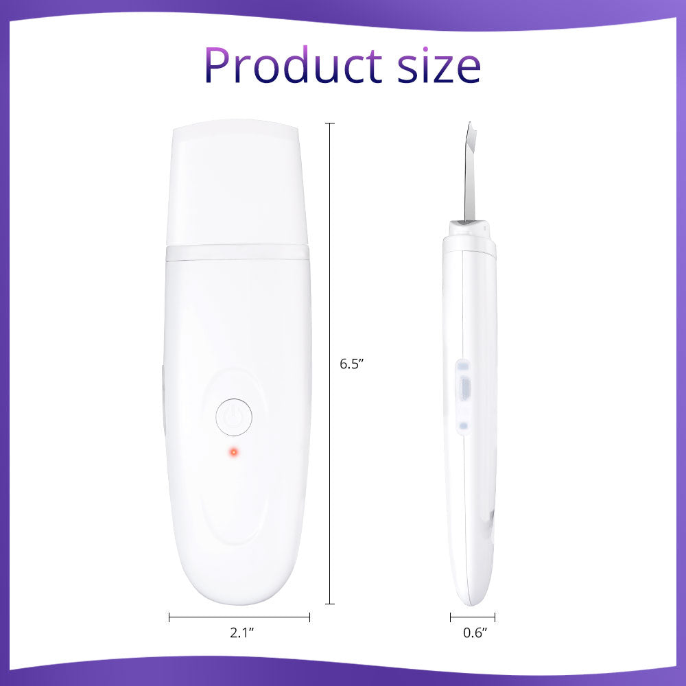 product size of Professional Ultrasonic Skin Scrubber Pro