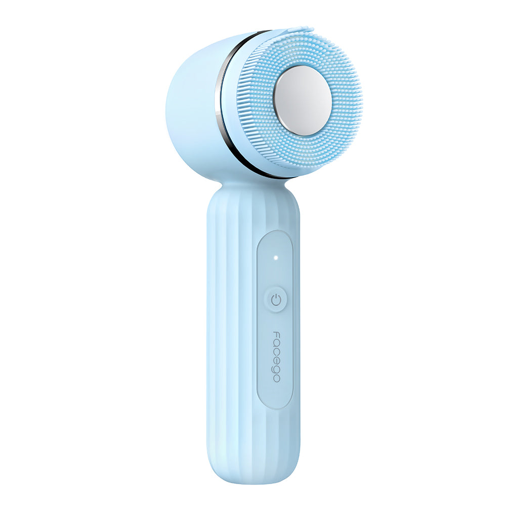 Portable Ultrasonic Facial Cleansing Brush left side view