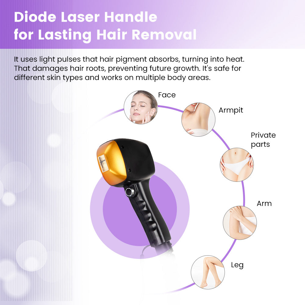 2In1 High-Power Pico Laser Diode Laser Machine For Tattoo Hair Spots Removal