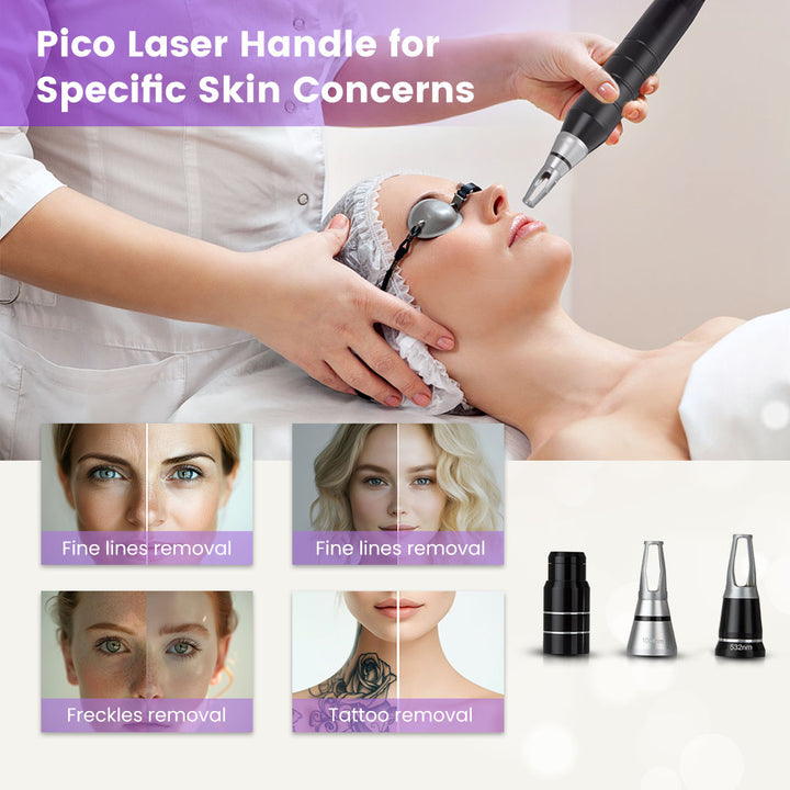 2In1 High-Power Pico Laser Diode Laser Machine For Tattoo Hair Spots Removal