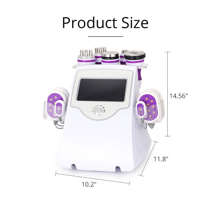 product size of 9 in 1 Aristorm 40k Cavitation Machine