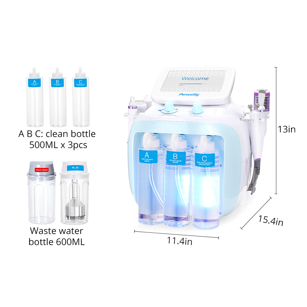 product size of 7-in-1 Hydro Dermabrasion Machine