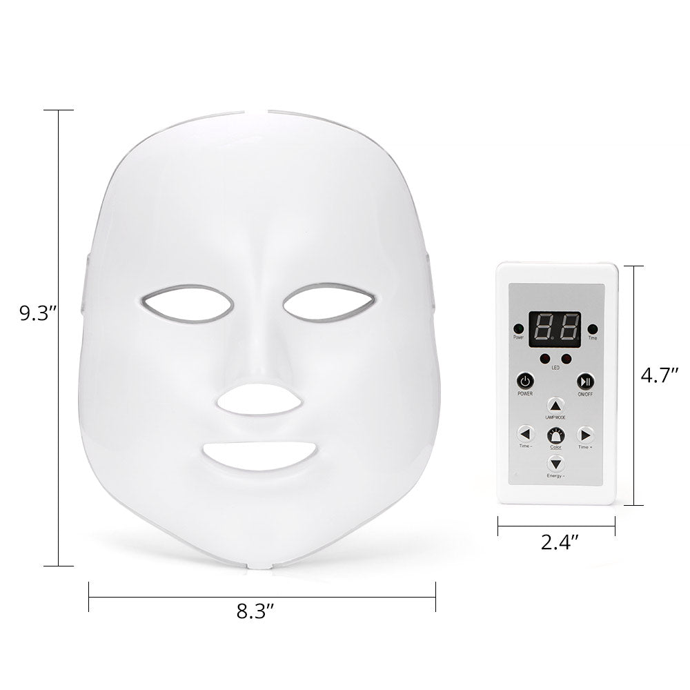 mask and back site of 7-in-1 Hydro Dermabrasion Machine