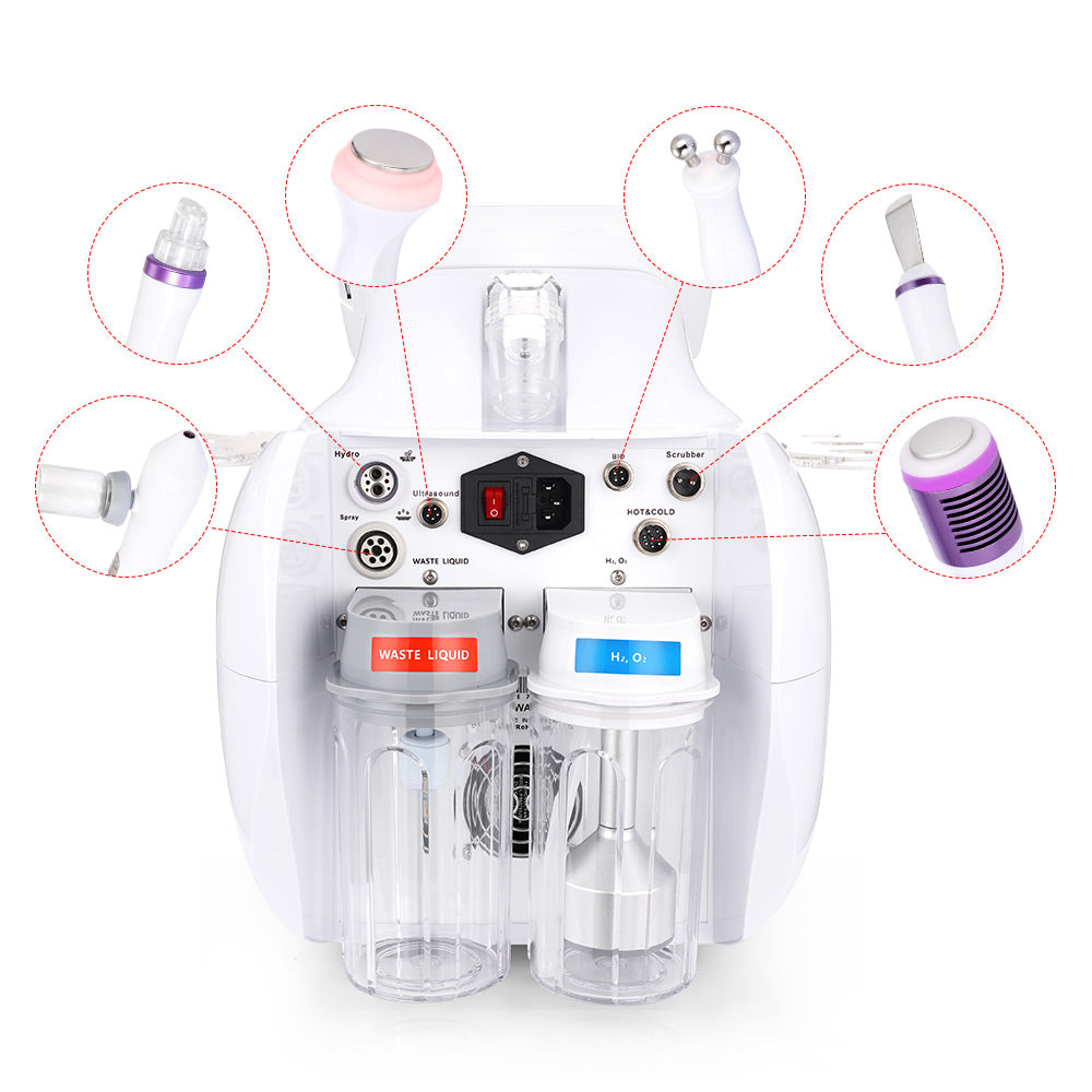 interfaces of 7-in-1 Hydro Dermabrasion Machine