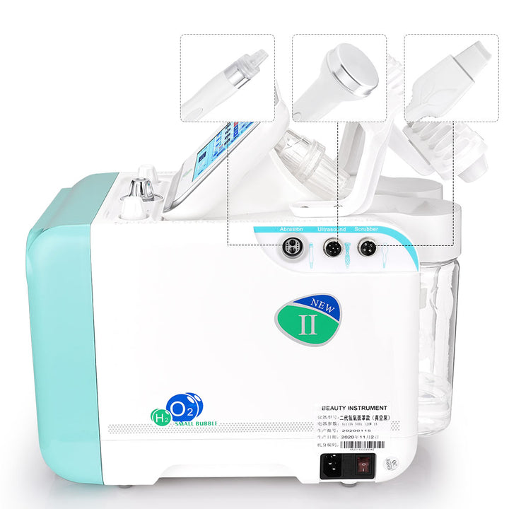 Right side interfaces of Pro 6 In 1 Hydro Dermabrasion & Microdermabrasion Machine