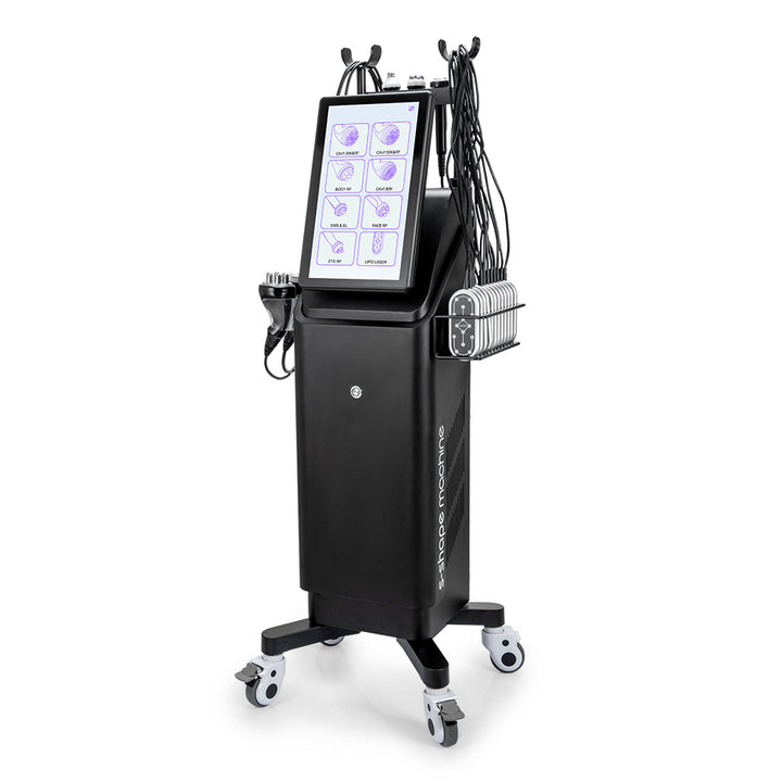 Pro 8in1 30K 50K 80K S Shape Cavitation Machine For Body Contouring & Facial Anti-Aging
