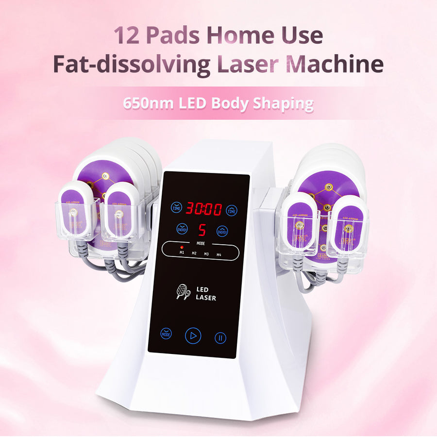 12 Pads 5mw LED Lipo Laser Machine